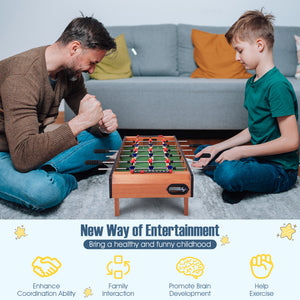 27 Inch Indoor Competition Game Foosball Table with Legs for Kids & Family