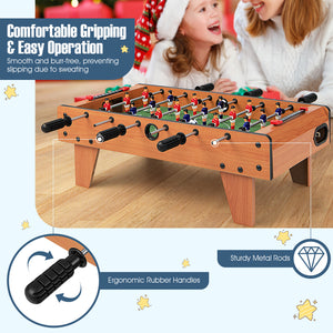 27 Inch Indoor Competition Game Foosball Table with Legs for Kids & Family