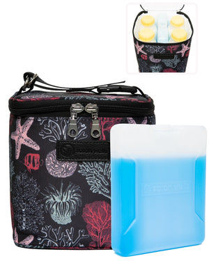 Sarah Wells Cold Gold Breastmilk Cooler – Insulated Milk Storage & Ice Pack – Machine Washable for Moms