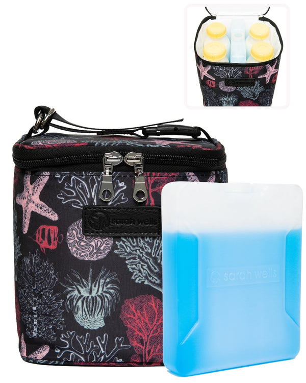 Sarah Wells Cold Gold Breastmilk Cooler – Insulated Milk Storage & Ice Pack – Machine Washable for Moms
