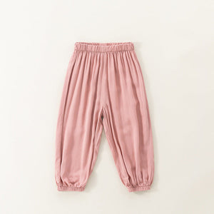 Baby Mosquito-Repellent Pants, Cotton-Linen Long Pants