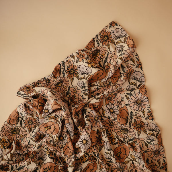 Mushie Organic Cotton Muslin Swaddle Blanket extra soft