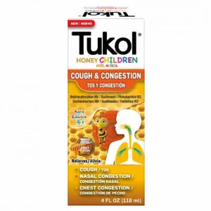 Tukol Syrup Honey Children Cough & Congestion 4 oz