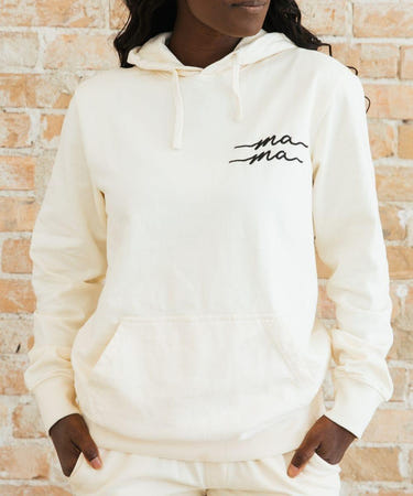Mama Hooded Sweatshirt for babies, cozy and stylish, perfect for keeping little ones warm and comfortable.
