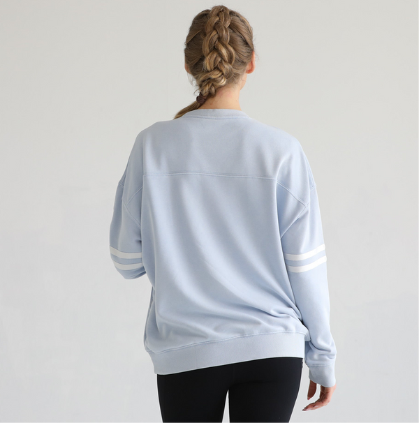 Celine Slouchy Nursing Pullover (Morning Haze)