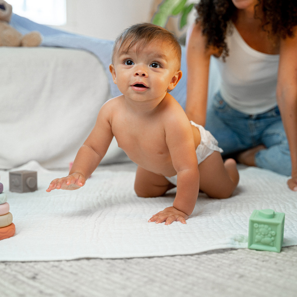 Baby Muslin Blanket in White