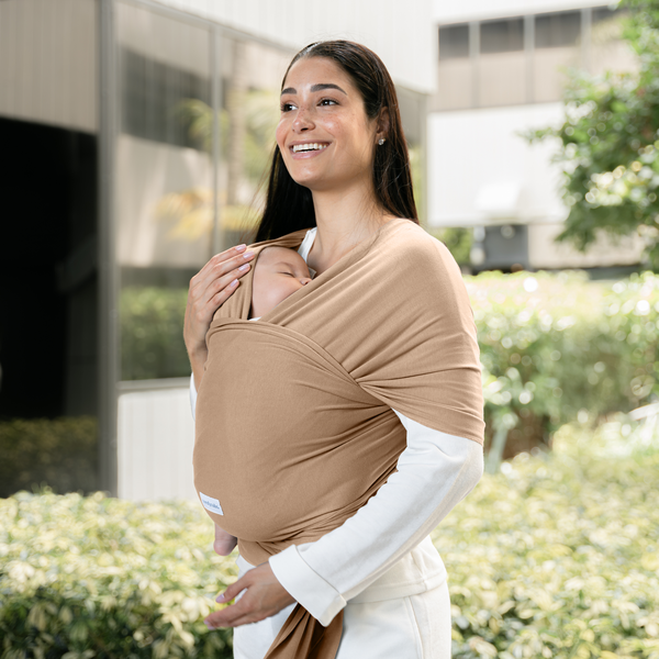 Baby Wrap Carrier in Cedar