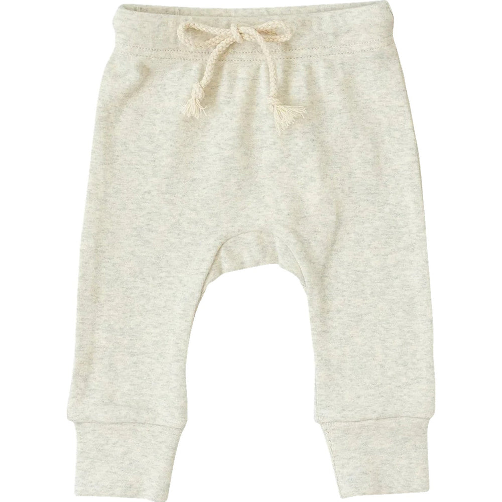 Oatmeal Cotton Joggers