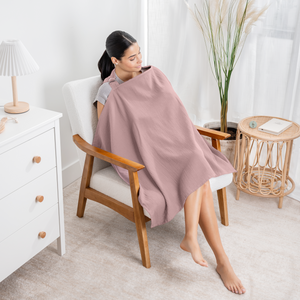 Muslin Nursing Cover, Pack of 1 in Mauve