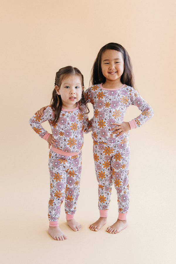 Bamboo Two Piece Set | Retro Garden - MOOGCO Baby