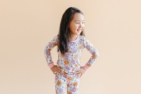 Bamboo Two Piece Set | Retro Garden - MOOGCO Baby