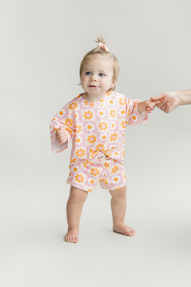 Shorts Set | Retro Daisy - MOOGCO Baby