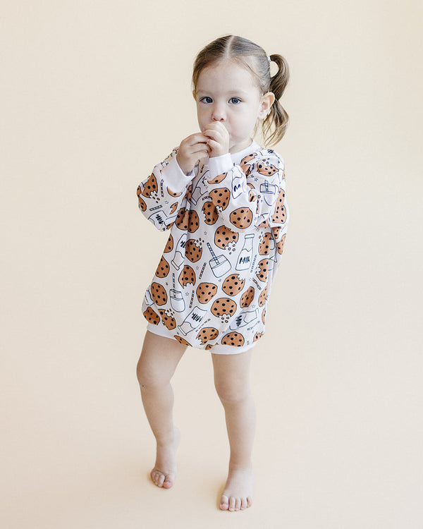 Bubble Romper | Milk & Cookies