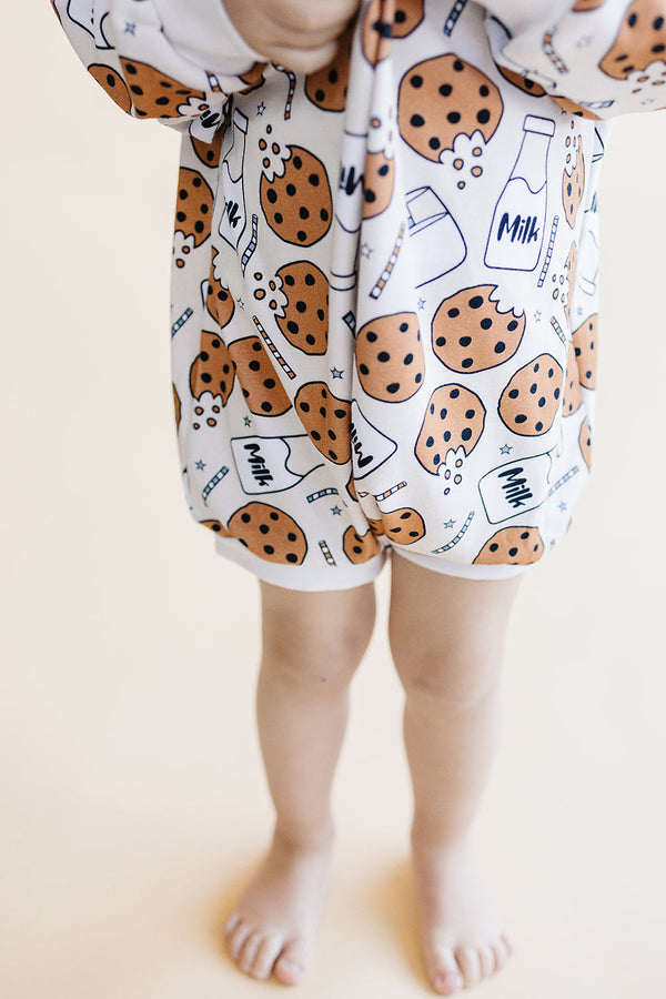 Bubble Romper | Milk & Cookies