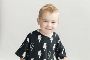 Shorts Set | Black Bolts - MOOGCO Baby