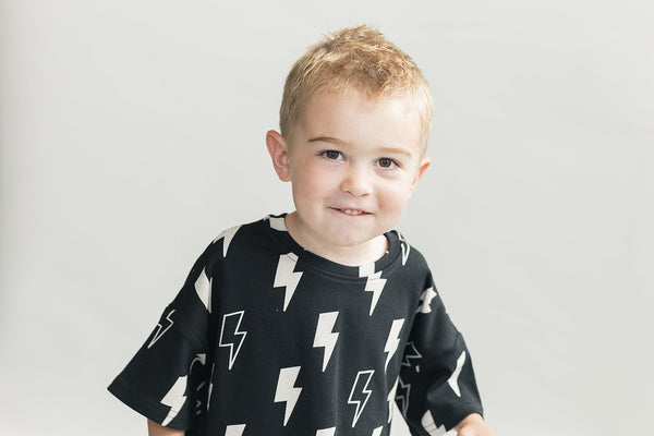 Shorts Set | Black Bolts - MOOGCO Baby