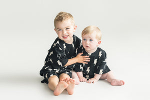 Shorts Set | Black Bolts - MOOGCO Baby