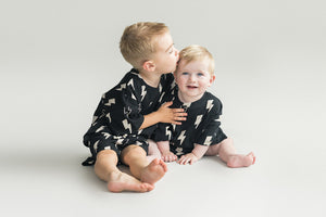 Shorts Set | Black Bolts - MOOGCO Baby