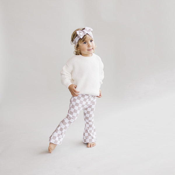 Chunky Knit Sweater | Milk - MOOGCO Baby