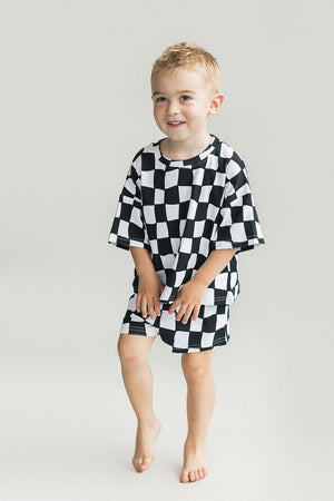 Shorts Set | Wavy Checkered - MOOGCO Baby