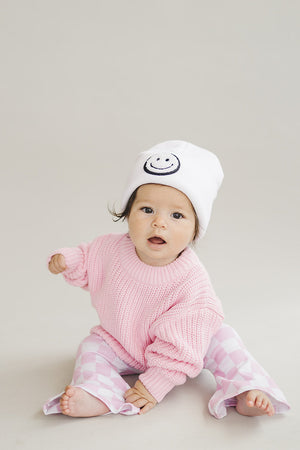 Chunky Knit Sweater | Pink - MOOGCO Baby
