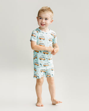 Bamboo Shorts Set | Retro Beach - MOOGCO Baby