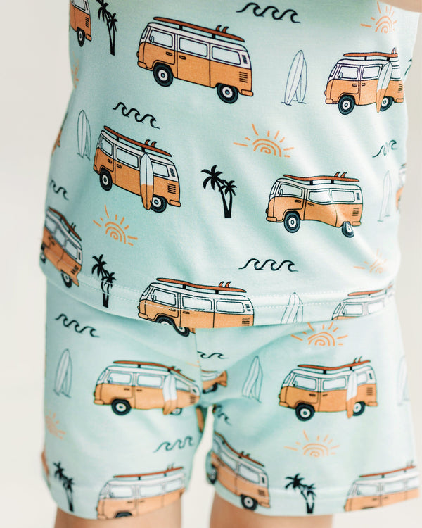 Bamboo Shorts Set | Retro Beach - MOOGCO Baby