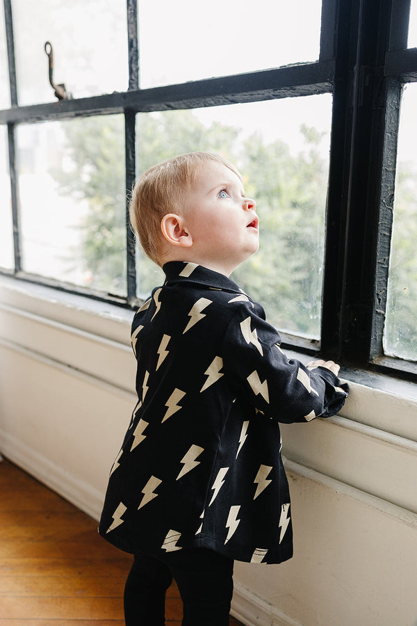 Shacket | Black Bolts - MOOGCO Baby