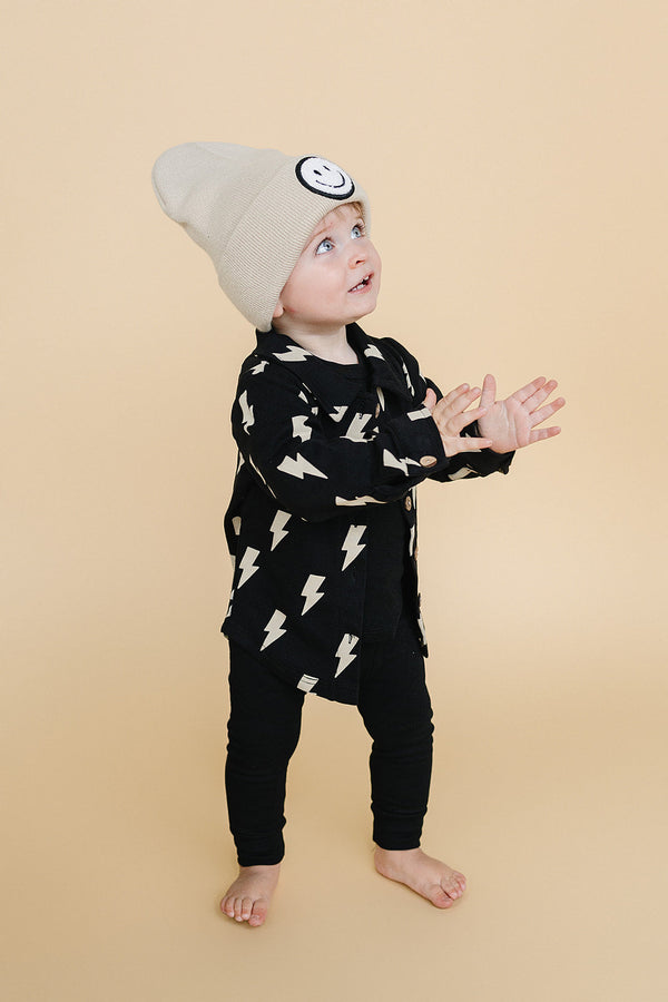 Shacket | Black Bolts - MOOGCO Baby