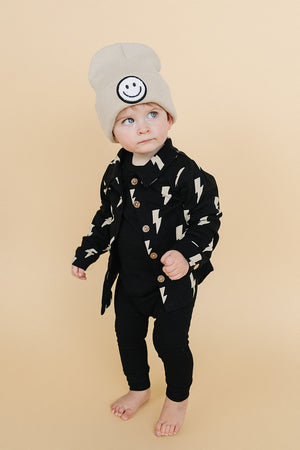 Shacket | Black Bolts - MOOGCO Baby