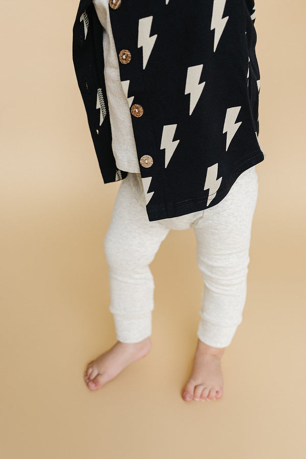 Shacket | Black Bolts - MOOGCO Baby