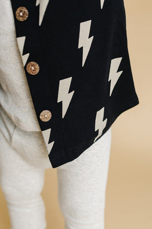 Shacket | Black Bolts - MOOGCO Baby