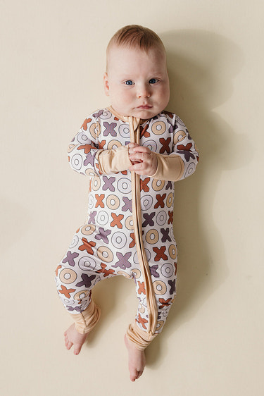 Bamboo Zip Romper | Xoxo
