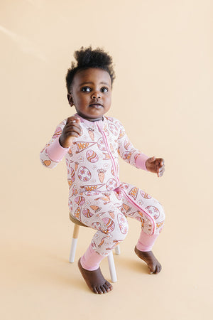 Bamboo Zip Romper | Easter Hop