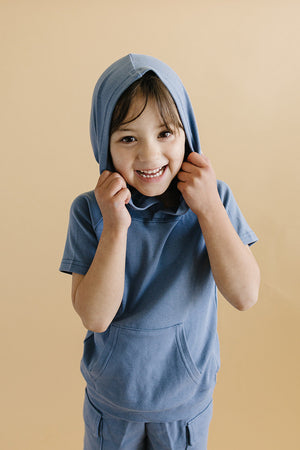 Cargo Shorts Set | Blue