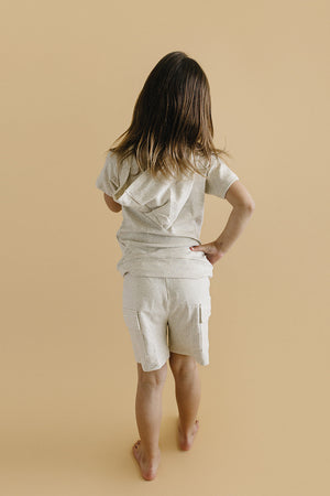 Cargo Shorts Set | Oatmeal
