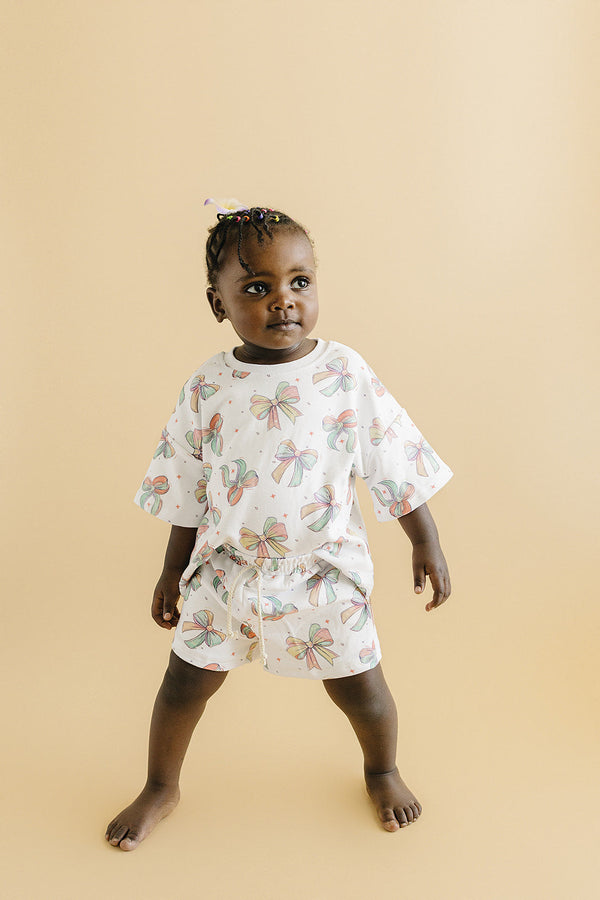 Shorts Set | Happy Bows
