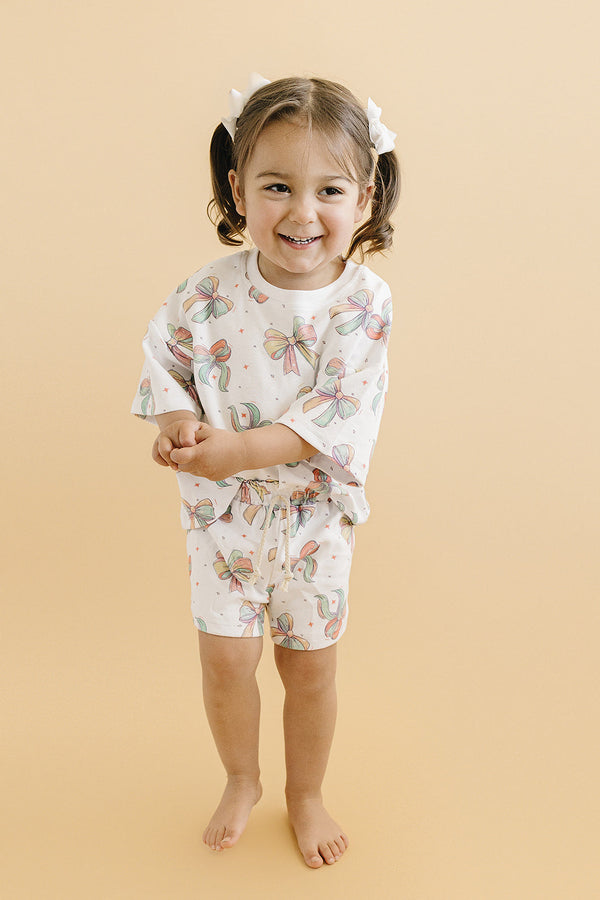 Shorts Set | Happy Bows