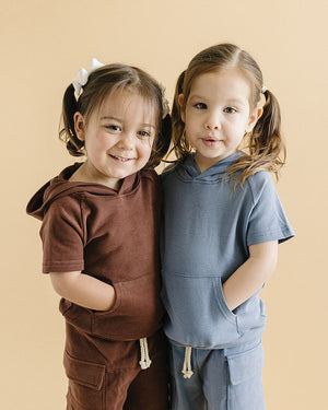 Cargo Shorts Set | Blue