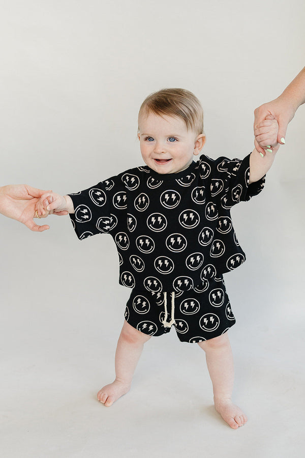 Shorts Set | Electric Smiley - MOOGCO Baby
