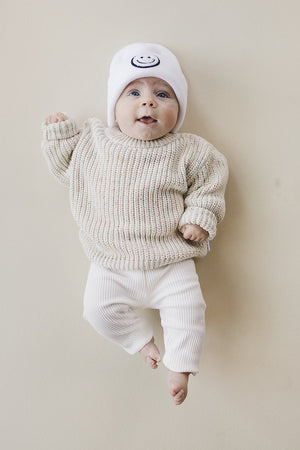 Chunky Knit Sweater | Confetti - MOOGCO Baby
