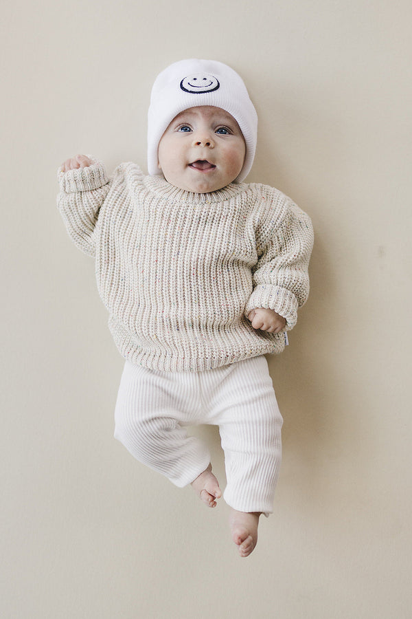 Chunky Knit Sweater | Confetti - MOOGCO Baby