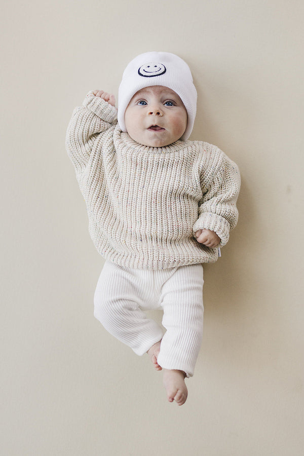 Chunky Knit Sweater | Confetti - MOOGCO Baby