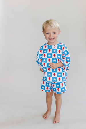 Shorts Set | Checks & Stars - MOOGCO Baby