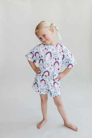 Shorts Set | Little Miss USA - MOOGCO Baby
