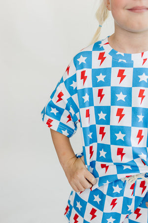 Shorts Set | Checks & Stars - MOOGCO Baby