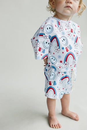 Shorts Set | Little Miss USA - MOOGCO Baby