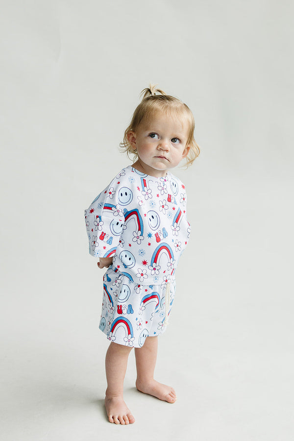 Shorts Set | Little Miss USA - MOOGCO Baby