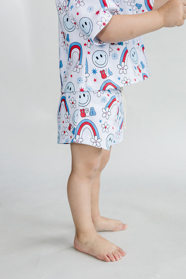 Shorts Set | Little Miss USA - MOOGCO Baby