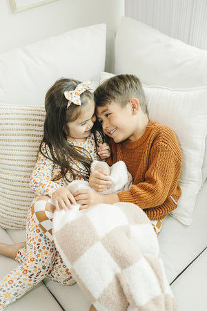 Bamboo Two Piece Set | Fall Flowers - MOOGCO Baby